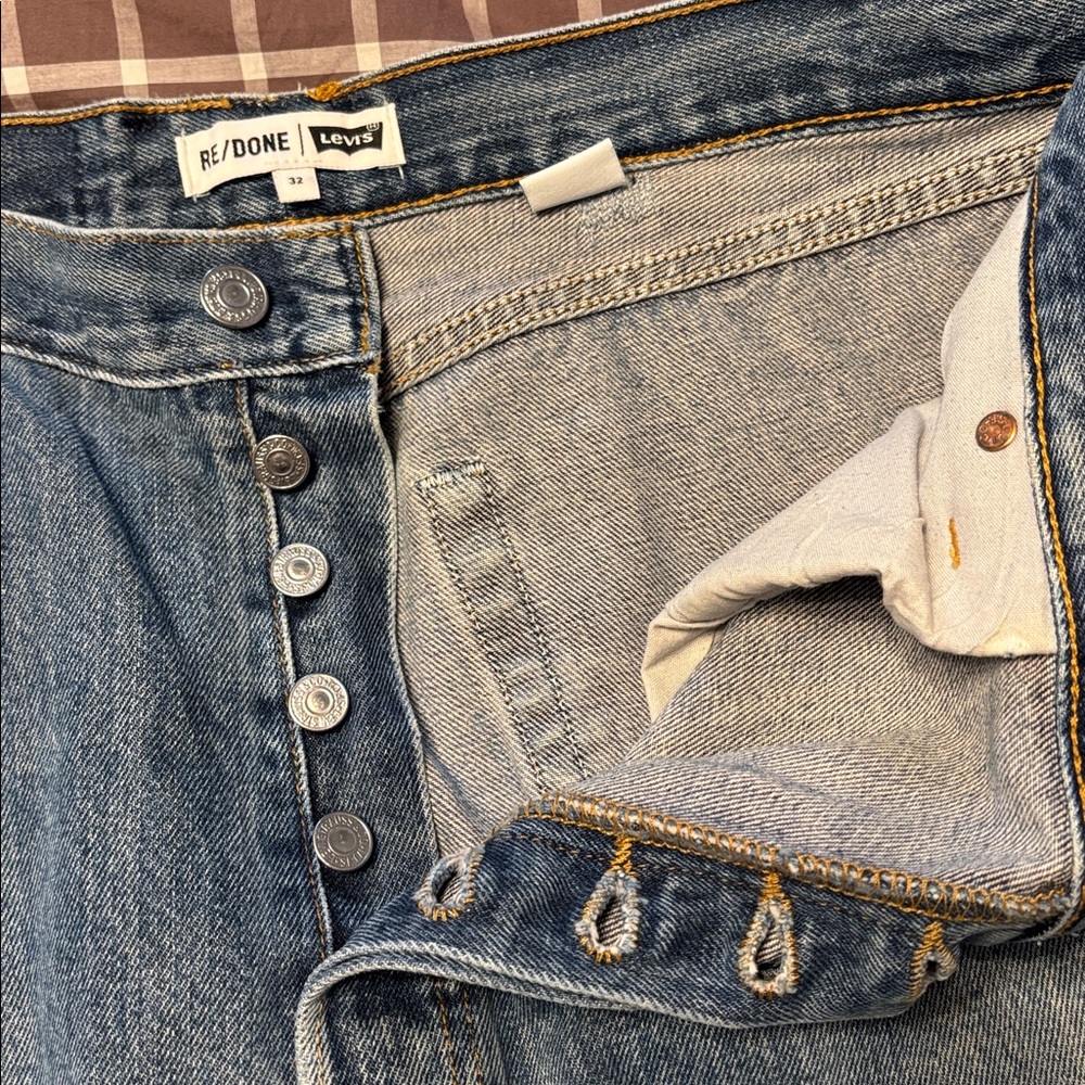 BNWT RE/DONE X Levi’s Womens vintage High Rise Skinny jeans - Picture 6 of 12